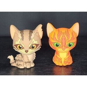 Warrior Cats Series 1 Figures Firestar & Leafstar LOOSE - EXC Condition 🔵